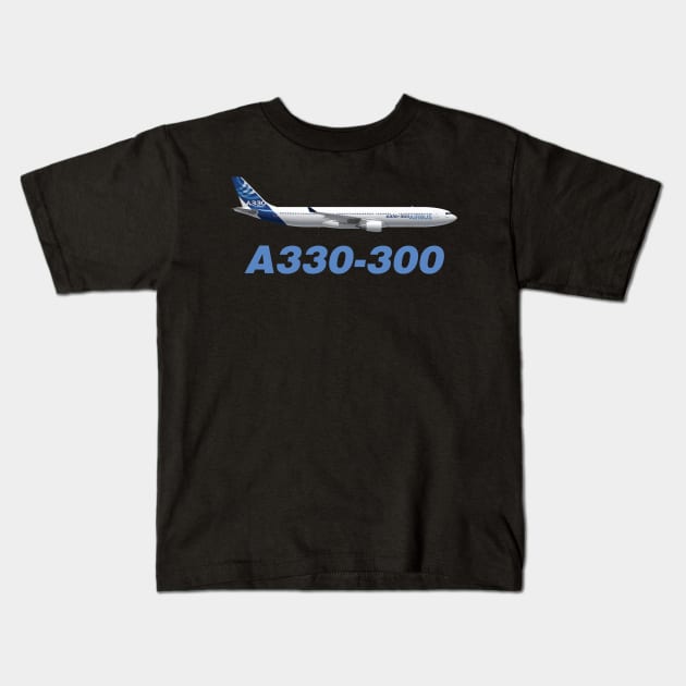 Airbus A330-300 Kids T-Shirt by Avion